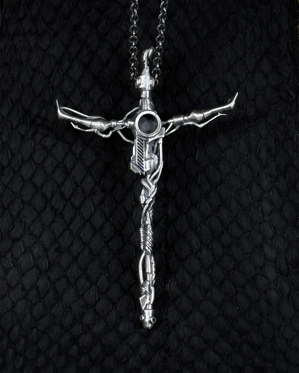 "Junk" Cross Necklace
