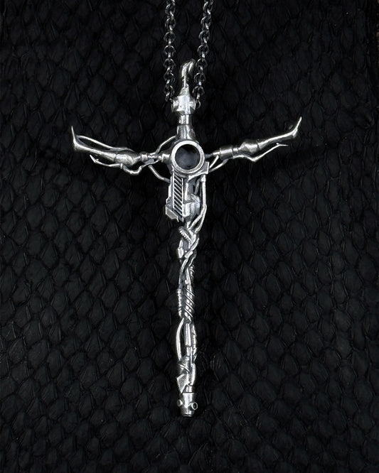 "Junk" Cross Necklace