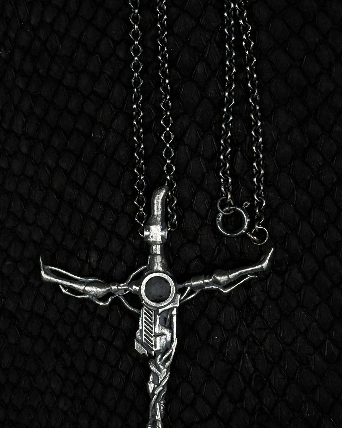 "Junk" Cross Necklace