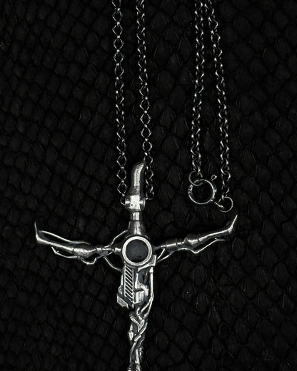 "Junk" Cross Necklace
