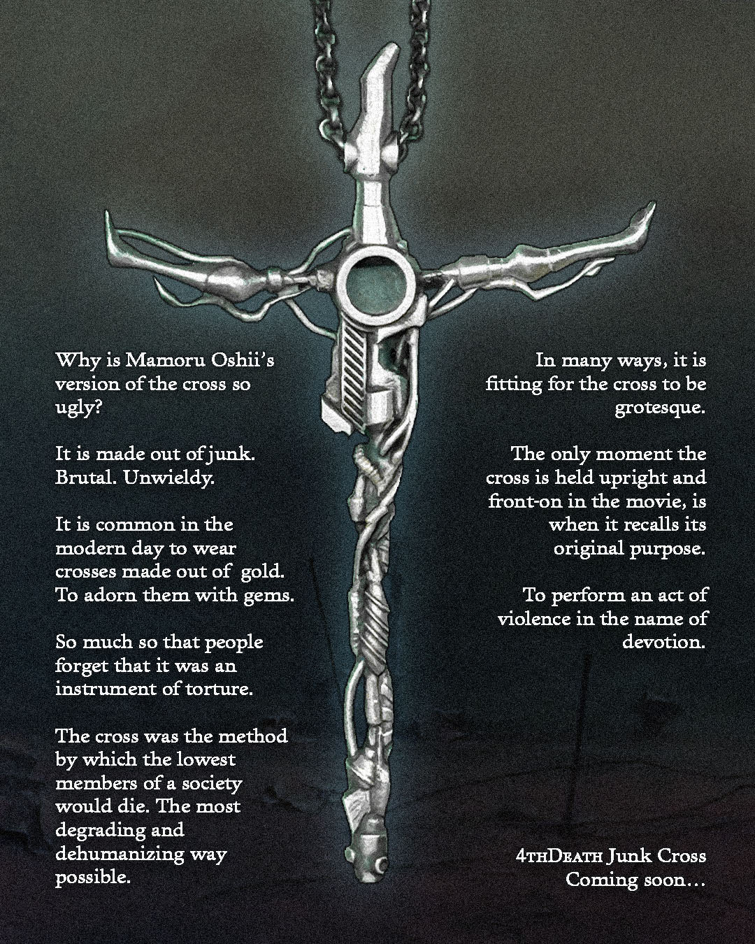 "Junk" Cross Necklace